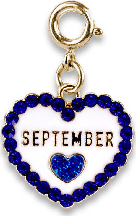 Gold September Birthstone Charm