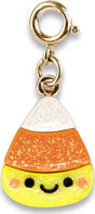 Gold Glitter Candy Corn Charm