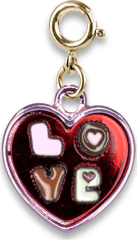 Gold Box of Chocolates Charm