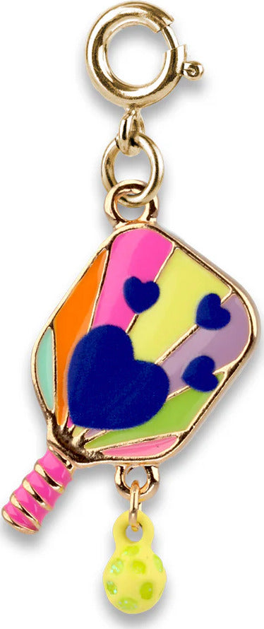 Gold Pickleball Charm