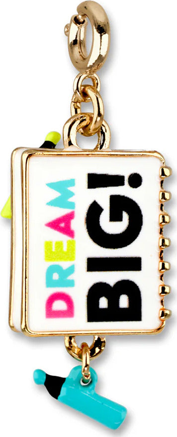 Gold Bright Ideas Notebook Charm