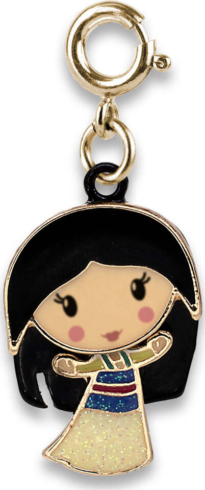 Gold Swivel Mulan Charm