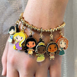 Gold Swivel Mulan Charm