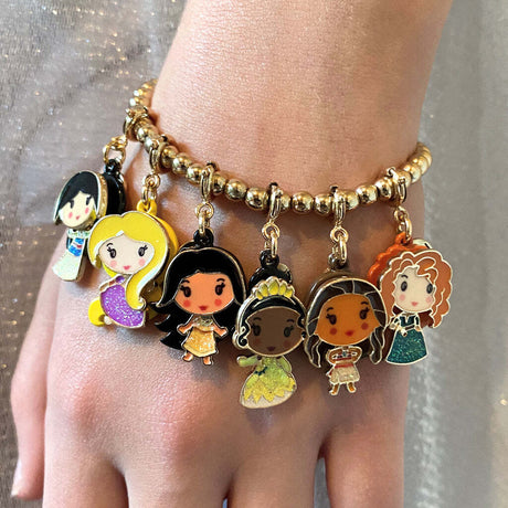 Gold Swivel Mulan Charm