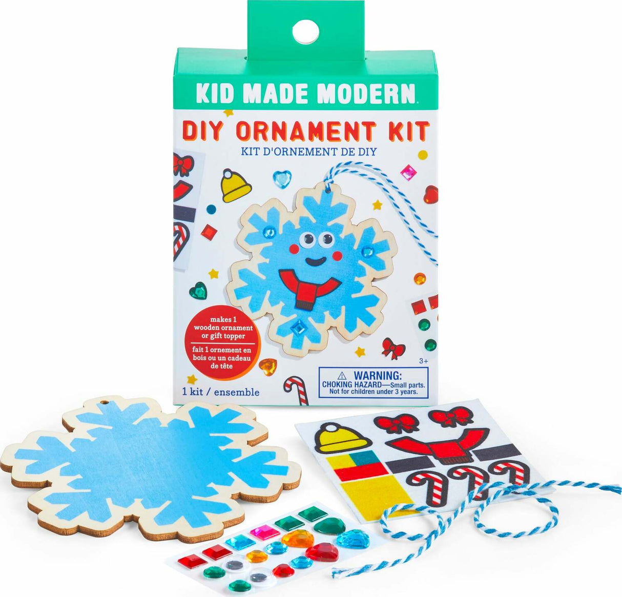 Kid Made Modern DIY Ornament Kits - Snowflake