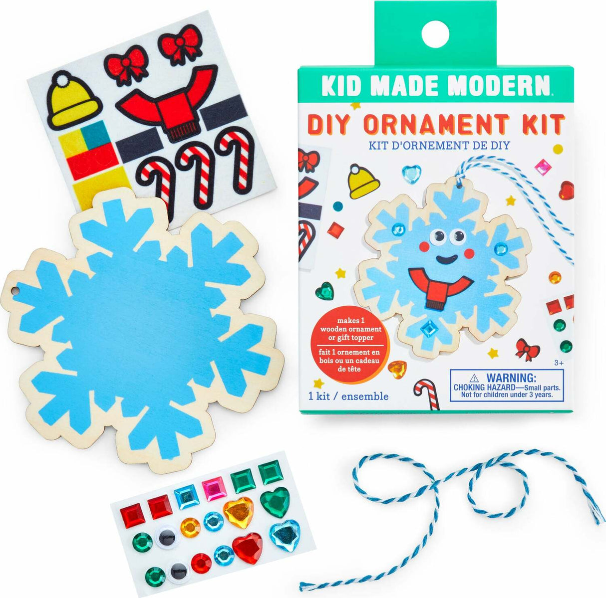 Kid Made Modern DIY Ornament Kits - Snowflake