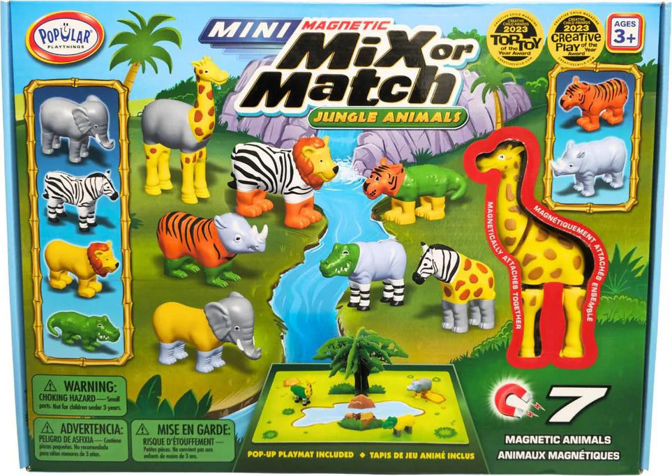 Mini Magnetic Mix or Match Animals Jungle – Fun Stuff Toys