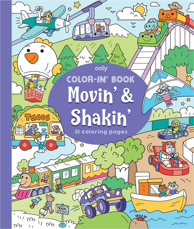 Movin' and Shakin' Coloring Book