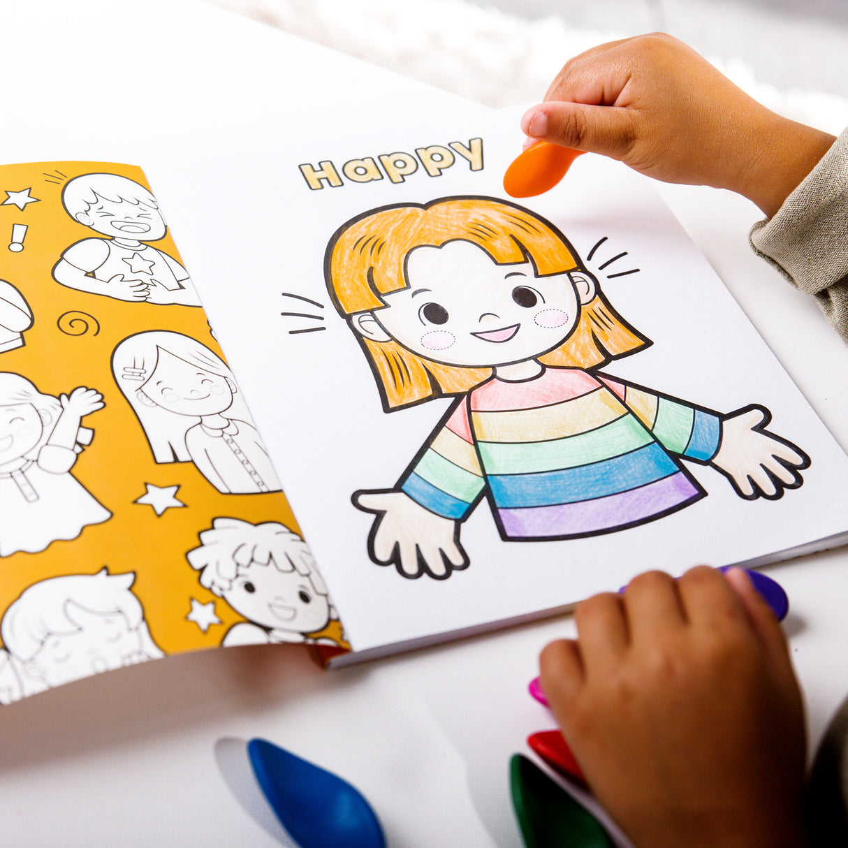 Toddler Colorin' Book - Feelings