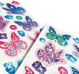 Stickiville Skinny - Glittery Butterflies (Holographic Glitter)