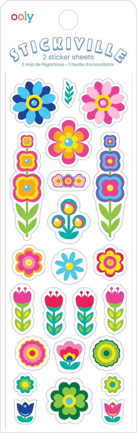 Stickiville Stickers: Fun Flowers - Skinny (2 Sheets)
(Vinyl)