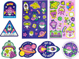 Stickiville Stickers: Galaxy Grapes - Scented (2 Sheets & 6 Die-Cut)
(Paper)