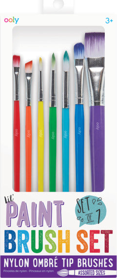 Lil Paint Brush Set  Set Of 7