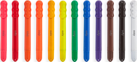 Rainy Dayz Gel Crayons (set Of 12)