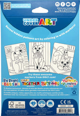 Undercover Art Hidden Pattern Coloring Activity Art Cards - Dog Days