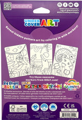 Undercover Art Hidden Pattern Coloring Activity Art Cards - Rainforest Fun