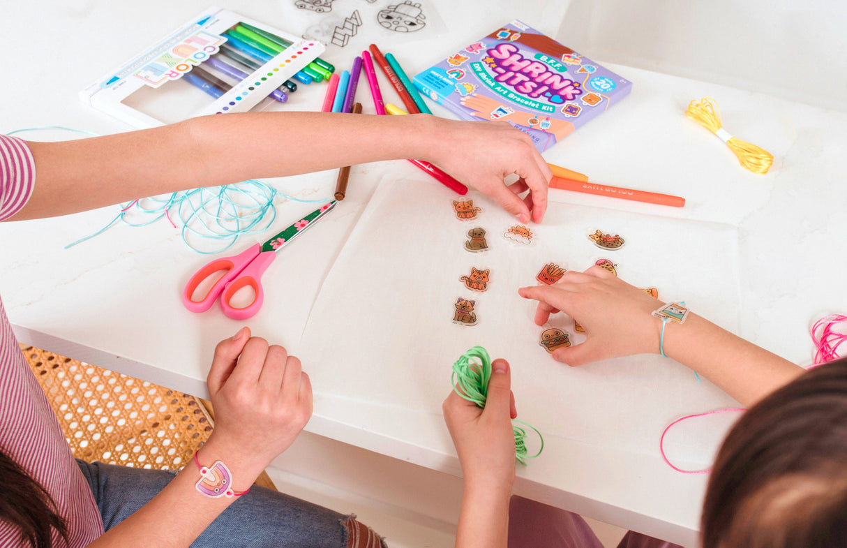 Shrink-its! DIY Shrink Art Bracelet Kit - BFF