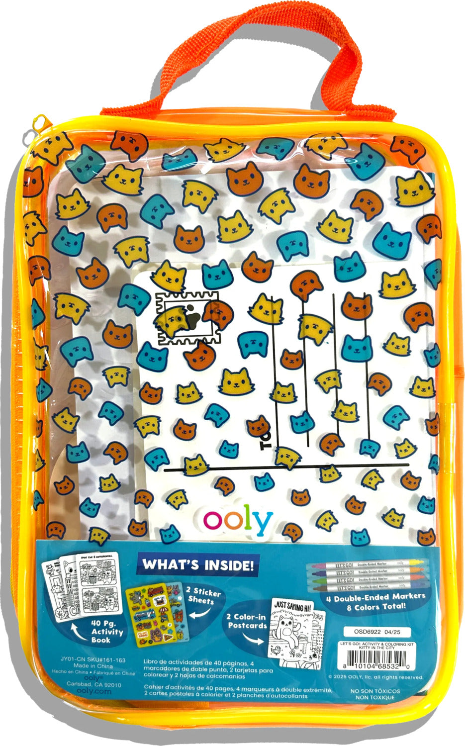 Let's Go! Activity & Coloring Kit - Kitty in the City