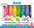 Dot-a-Lot 3D Dimensional Craft Paint - Brights - Set of 8