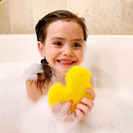 Silicone Duck Bath Scrub