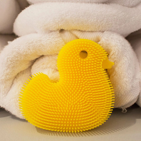 Silicone Duck Bath Scrub