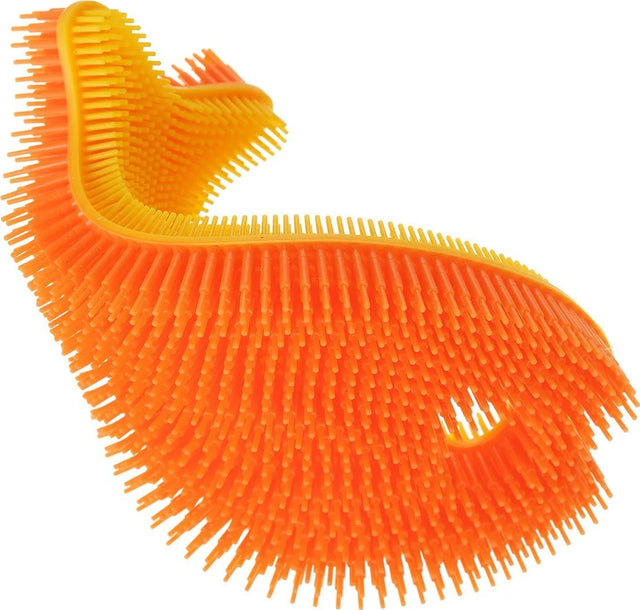 Silicone Fish Bath Scrub (Orange/Mango)