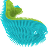 Silicone Fish Bath Scrub (Aqua/Green)