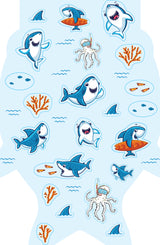 Shark Giant Sketchpad Stickers