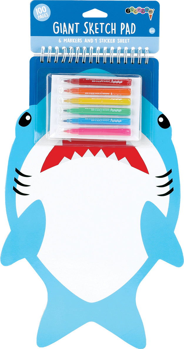 Shark Giant Sketchpad Stickers