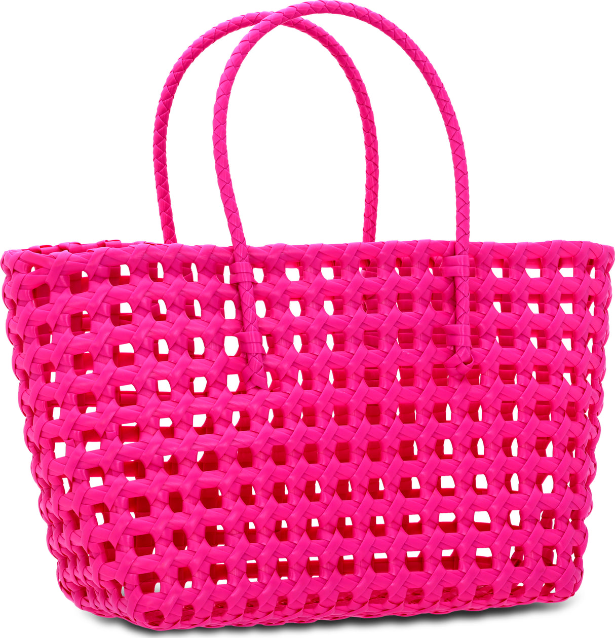 Small Pink Woven Tote