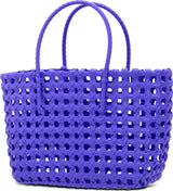 Small Purple Woven Tote