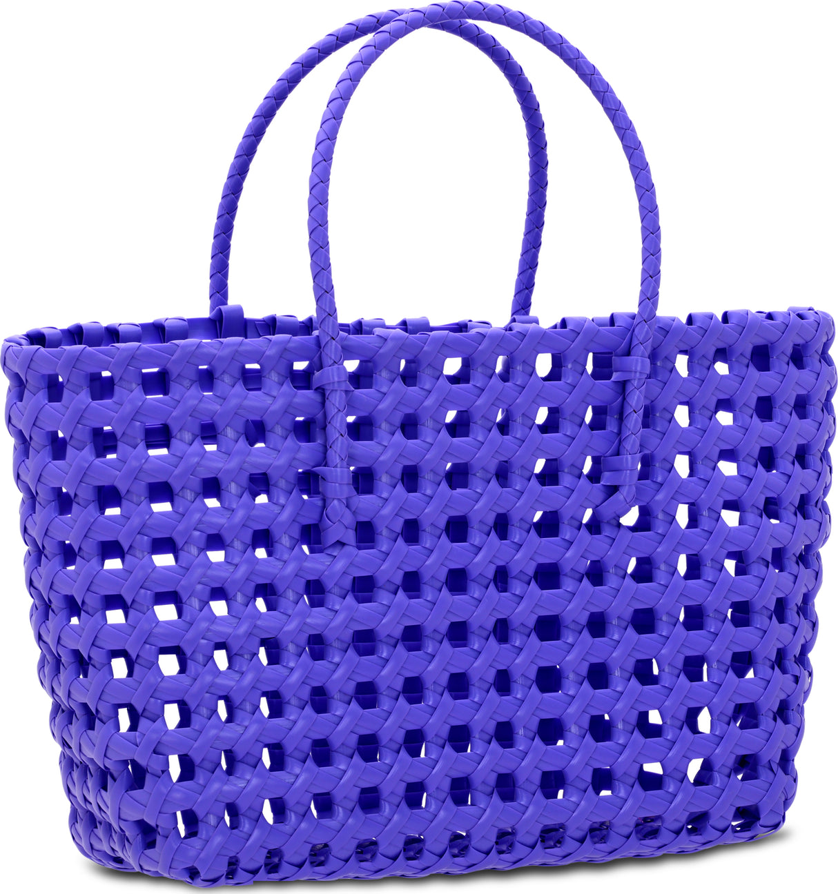 Small Purple Woven Tote