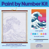 The Great Wave Paper Scroll Coloring