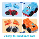 MEGA BLOKS First Builders Build & Race Rig Toy Blocks