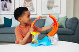 Hot Wheels Monster Trucks Corkscrew Shark Smash Track Set