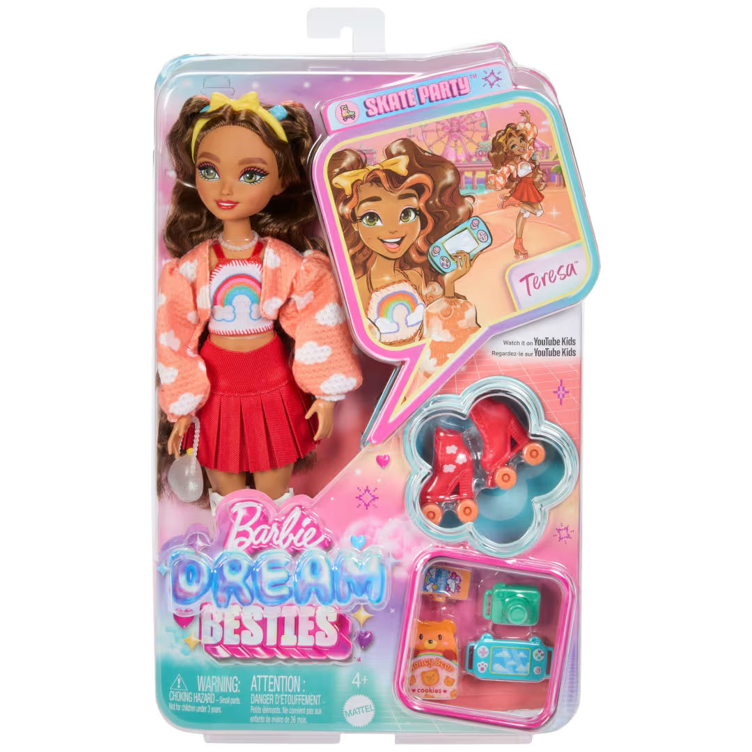 Barbie® Dream Besties Teresa Roller Skate Doll