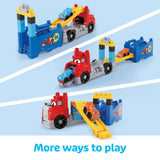 MEGA BLOKS First Builders Build & Race Rig Toy Blocks