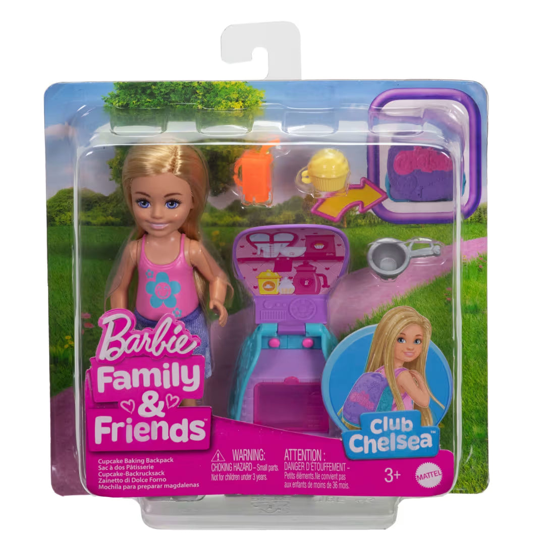 Barbie™  Family & Friends Chelsea™  Cupcake Baking Backpack Chelsea Doll