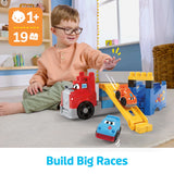 MEGA BLOKS First Builders Build & Race Rig Toy Blocks