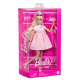 Barbie® Deluxe Style Doll #3 in Pastel Pink Barbiecore Dress With Oversized Bow Blonde Hair