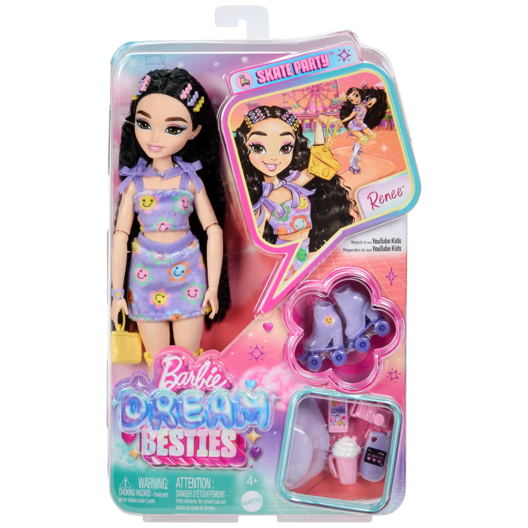 Barbie® Dream Besties Renee Roller Skating Doll