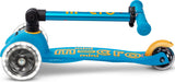 Micro Mini Foldable LED Scooter (Ocean Blue)