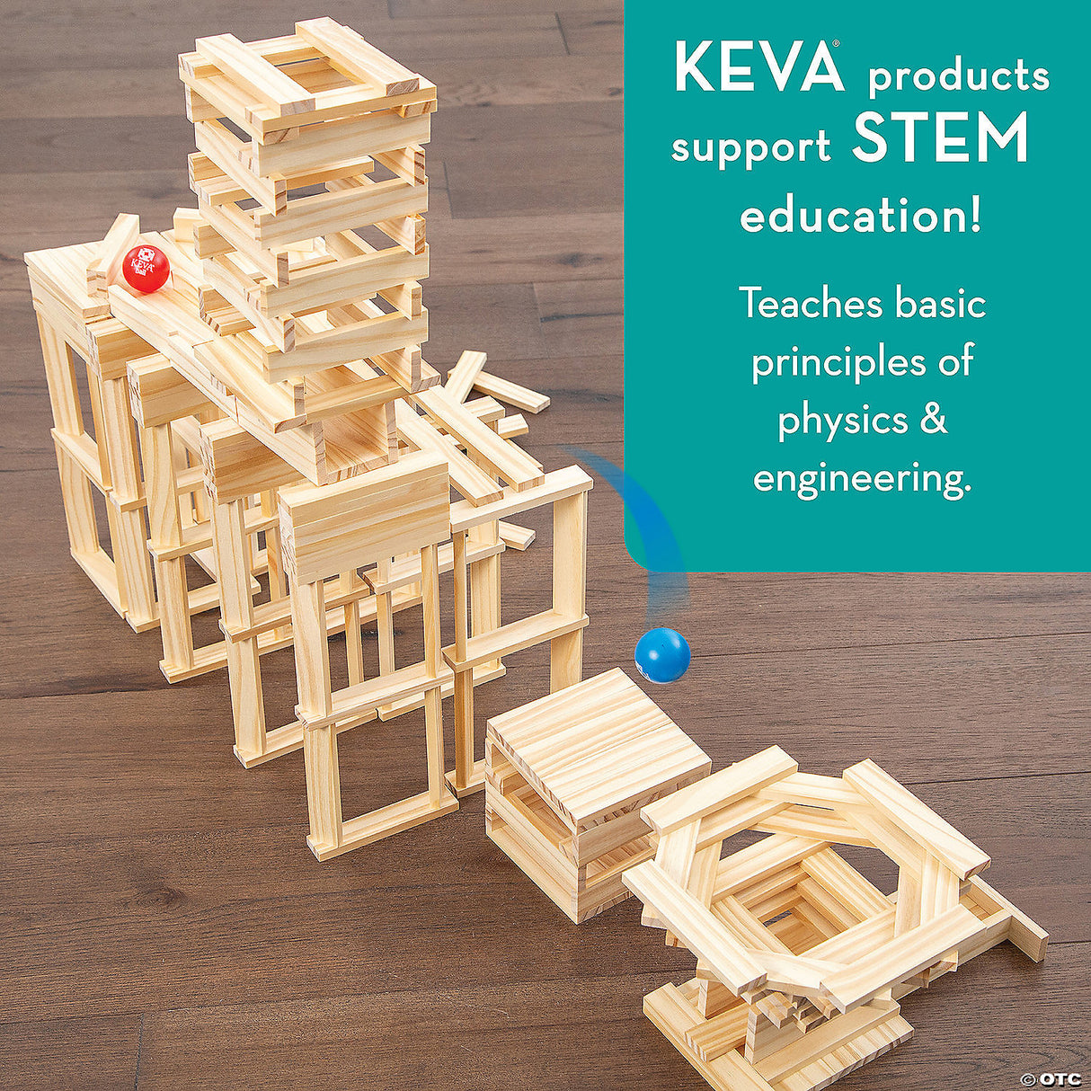 KEVA Contraptions 200 Plank set