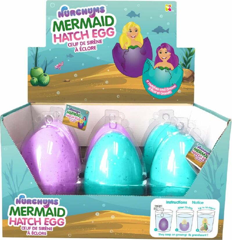 NURCHUMS Large Mermaid Hatching Eggs