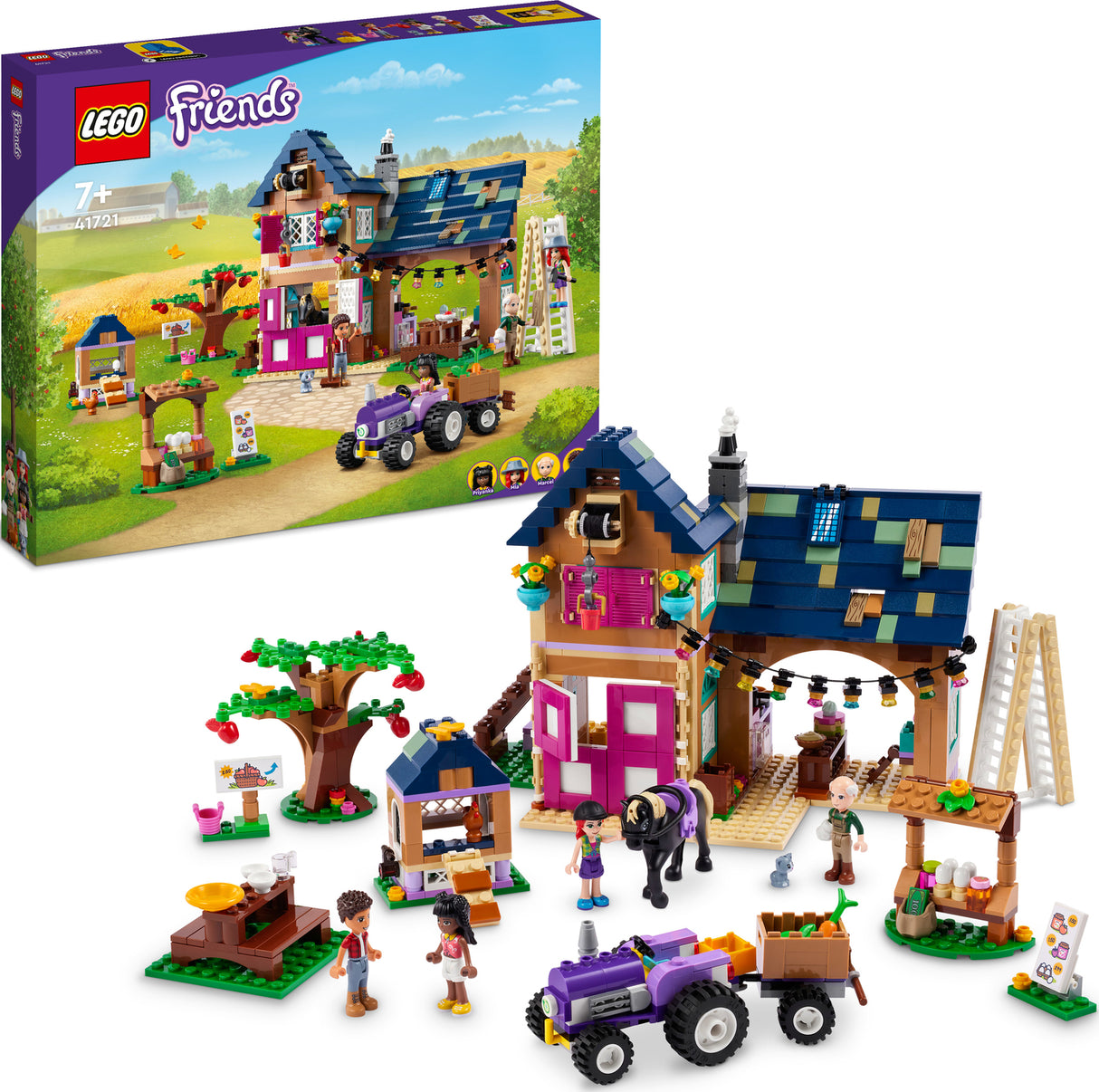 LEGO® Friends Organic Farm House Toy with Horse