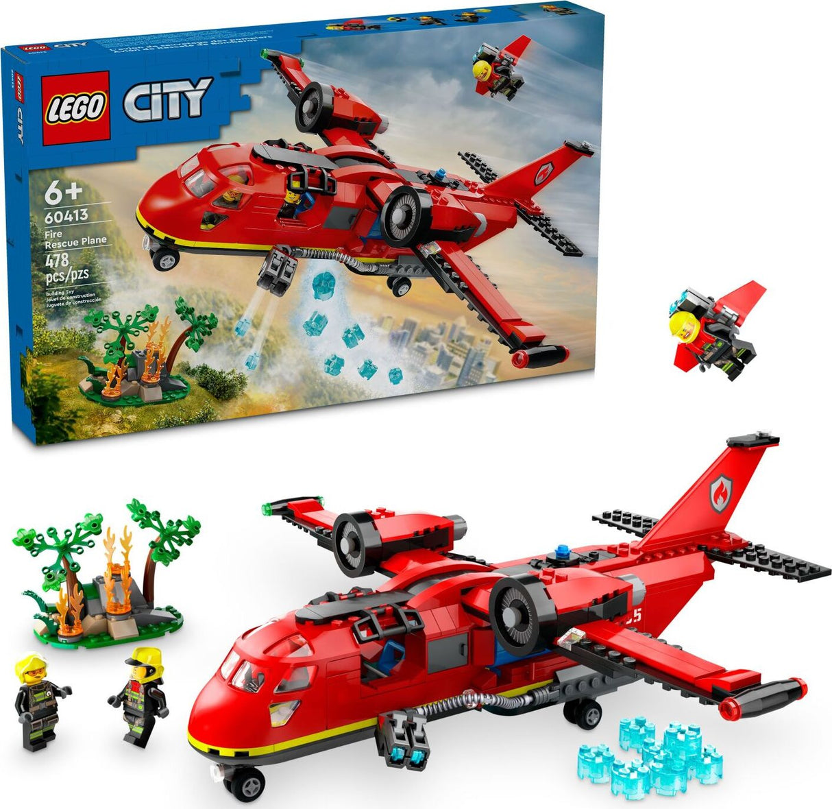 LEGO® City Fire: Fire Rescue Plane