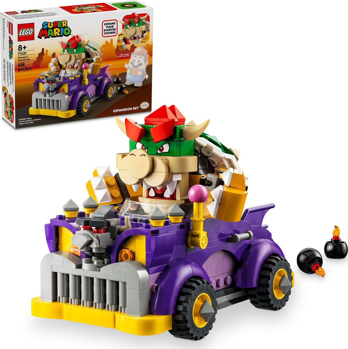 LEGO® Super Mario™ Bowser's Muscle Car Expansion Set