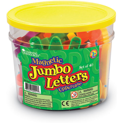 Jumbo Magnetic Uppercase Letters (40 PC