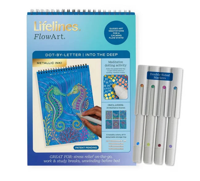 Into The Deep Dot By Letter Flowart