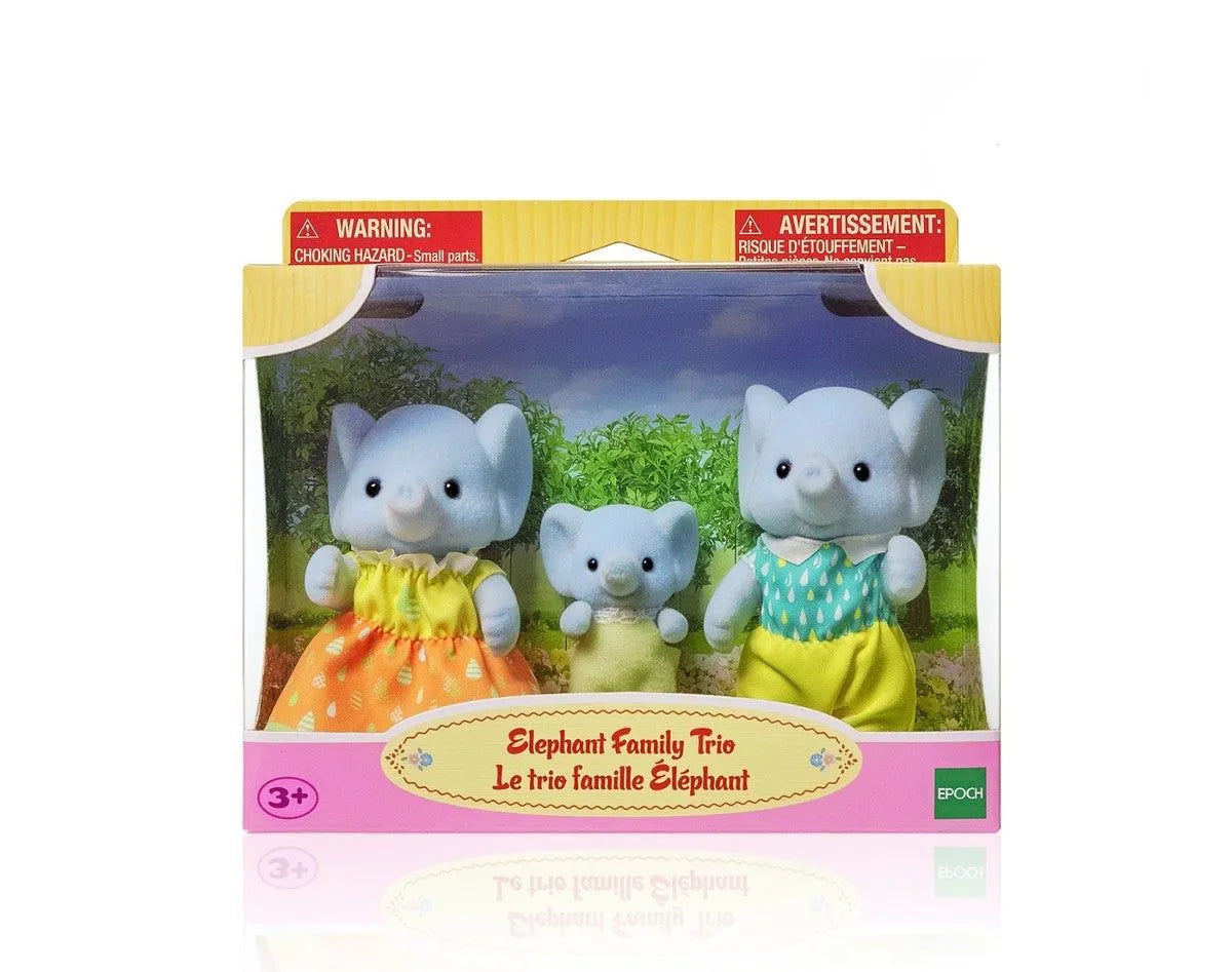 Calico Critters Elephant Family Trio